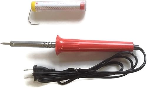 Kit de soldador profesional de 40 W (soldador de 40 W + 7 pies de alambre de soldadura 60/40 con núcleo de colofonia)