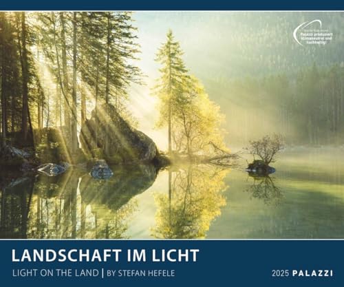 PALAZZI - Landschaft im Licht 2025 Wandkalender, 60x50cm, Posterkalender mit malerische Landschaftsfotografie, hochwertige Naturbilder, eine Reise ... int. Kalendarium: Light on the Land