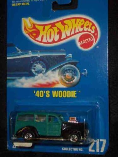Hot Wheels #217 '40's Woodie Basic Wheels Coche coleccionista coleccionable Mattel escala 1:64