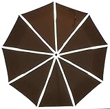 World’s Smartest Reflective Compact Travel Umbrella with patent-pending ReflectSafe design