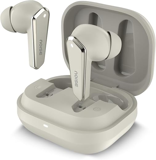 Noise Buds N1 Truly Wireless Earbuds with Chrome Finish, 40H of Playtime, Quad Mic with ENC, Ultra Low Latency Gaming (Up ...