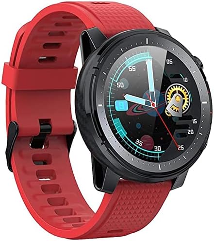 DEOTSY Fitness Tracker Men’s Watch Fitness Tracker Smart Watch, Blood Pressure, Heart Rate Monitor Watch Fitness Tracker, Call Reminder, Suitable for iOS Android (Color : Red) DEOTSY Fitness Tracker Men’s Watch Fitness Tracker Smart Watch, Blood Pressure, Heart Rate Monitor Watch Fitness Tracker, Call Reminder, Suitable for iOS Android (Color : Red)
