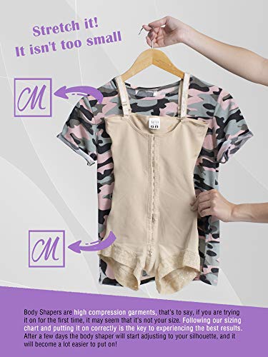 Image of M&D Fajas Colombianas Post Surgery Shapewear After Liposuction Tummy Control Hourglass Bodysuit for Curvy Women
