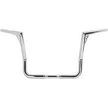 TCMT Chrome 14"上升猿吊杆 1-1/4"脂肪手柄杆适合哈雷梳妆台装袋工巡回赛 CVO Street Glide Tri Glide Electra Glide 1982-2023