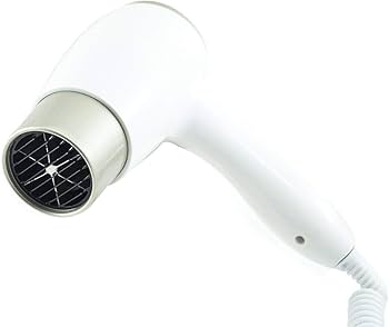 Bakaji Haardroger voor wandmontage, haardroger voor badkamer, vermogen 1200 W, dubbele snelheid, naar keuze, kleur wit, voor huis en hotel