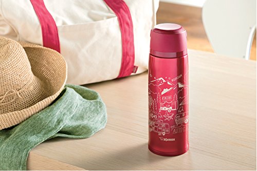 Zojirushi-SJ-JS10RA-Stainless-Steel-Bottle-Mug-18-8-Steel-Red