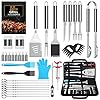 AISITIN BBQ Gereedschap Set 35 STKS BBQ Accessoires Rvs BBQ Set Gebruiksvoorwerpen voor Mannen Vrouwen Camping Barbecue