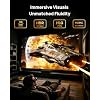 WEMAX Nova Pro 4K Ultra Short Throw Projector, 150 ALPD Laser TV with Smart Google TV, 2100 ISO Lumens, Dolby Audio, UST Projector for Movie, WiFi Bluetooth, Built in Google Assistant (Black)