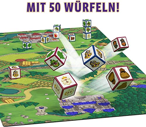 KOSMOS 680763 Rumms - Schnipp die Krone. Spannendes Würfelspiel für die ganze Familie, auch als 2er Spiel und Team-Spiel, Partyspiel, Gesellschaftsspiel in hochwertiger Metalldose, ab 7 Jahre