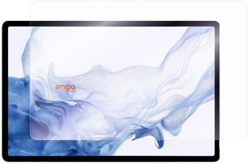 Engo Samsung Galaxy Tab S8 ile Uyumlu Mat Ekran Koruyucu Parmak İzi Bırakmaz