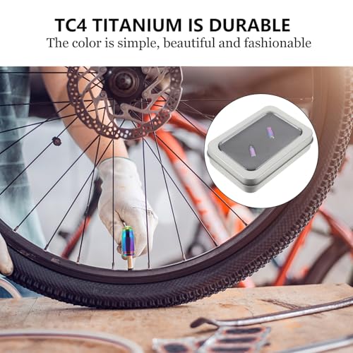 Cubiertas de válvula para bicicleta KOMBIUDA 2 piezas miniatura 3