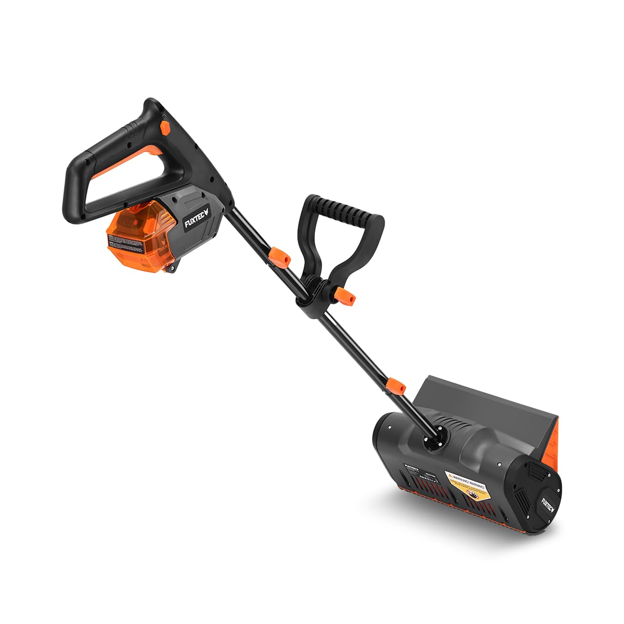 FUXTEC Akku Schneefräse FX-E1SCH20SET, 20V Schneeschaufel elektrisch inkl. 4Ah Akku & Ladegerät, 30cm Arbeitsbreite, 6m Auswurfweite, leichtgewichtig, ideal für Einfahrt, Gehweg, Terrasse