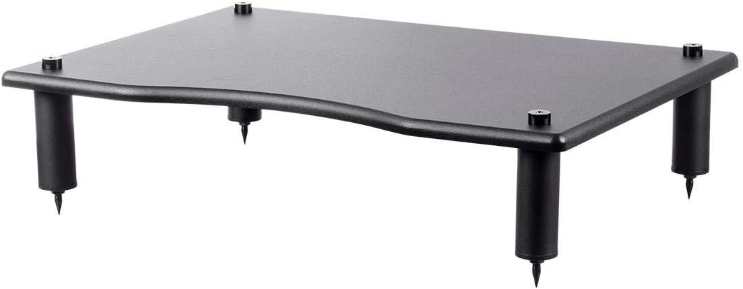 Monolith 124795 Amplifier/Component Stand, 23.8 x 16.7 x 4.7 Compatible with Bose, Polk, Sony, Yamaha, Pioneer & Others, Black