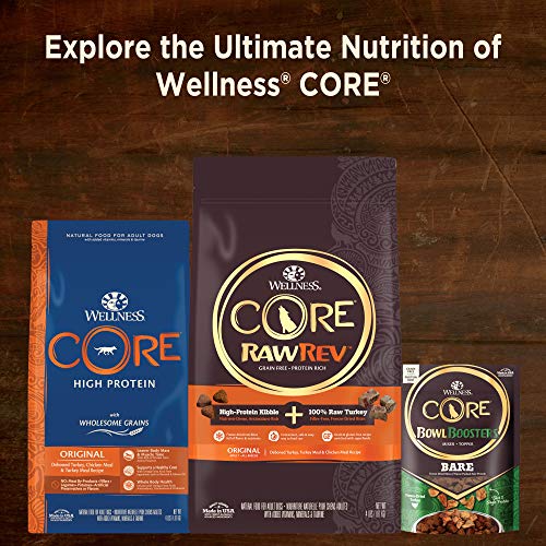 Image of Wellness CORE Natural Wet Grain Free Canned Dog Food, Turkey, Pork & Duck, 12.5-Ounce Can (Pack of 12)