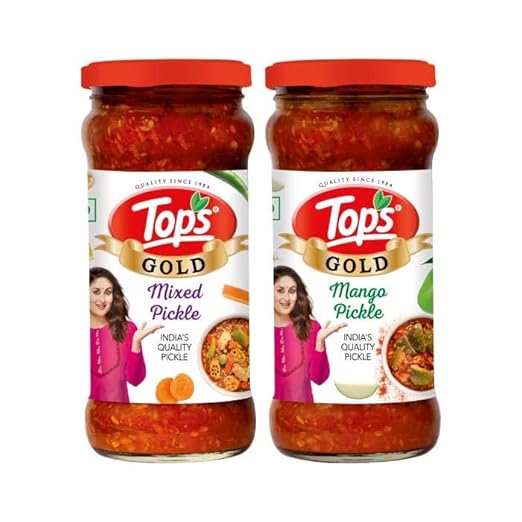 GOLD Mixed Pickle 375 gm + Mango Pickle 375 gm (Combo) | Prepared with the goodness of Mustard Oil