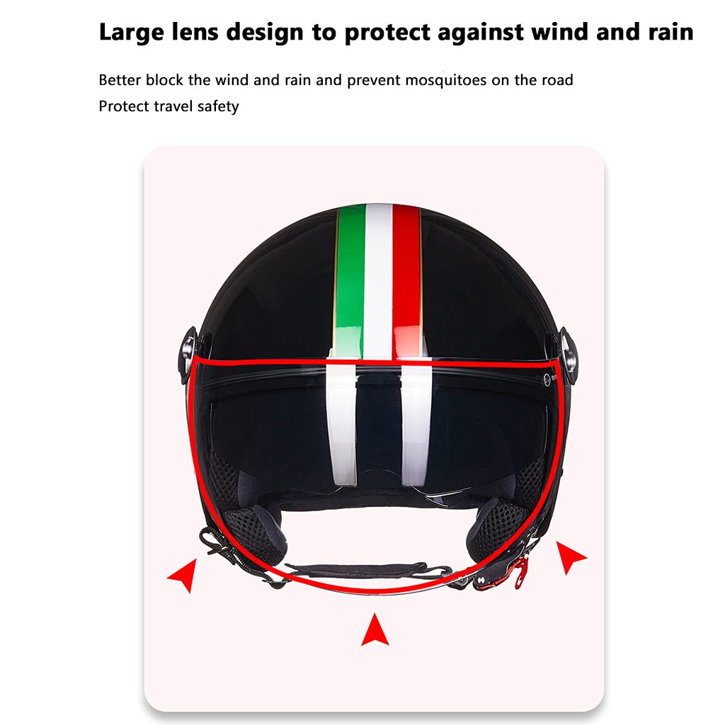 DMD Retro Caffè Jethelm Helm Motorradhelm ECE 22.06 - Bik