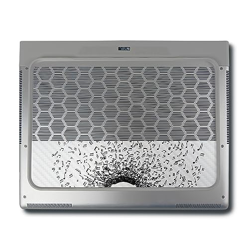 Image of MightySkins Carbon Fiber Skin Compatible with Alienware X16 R1 (2023) Full Wrap Kit - Earworm | Protective, Durable Textured Carbon Fiber Finish | Easy to Apply & Change Styles | Made in The USA