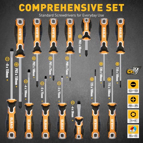 86-Piece Magnetic Screwdriver & Nut Driver Set