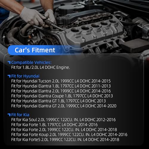 Image of Cylinder Engine Head Gasket Set CPW13795 for Hyundai Elantra Coupe GT 2011-2020, for Tucson 14-15, for Kia Forte Forte5 2014-2018, for Kia Soul 12-16, 1.8L /2.0L L4, OE HGS193 HS26561PT