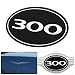 For Chrysler 300 300C Rear Grille Grill Logo Emblem Gel Sticker Replacement