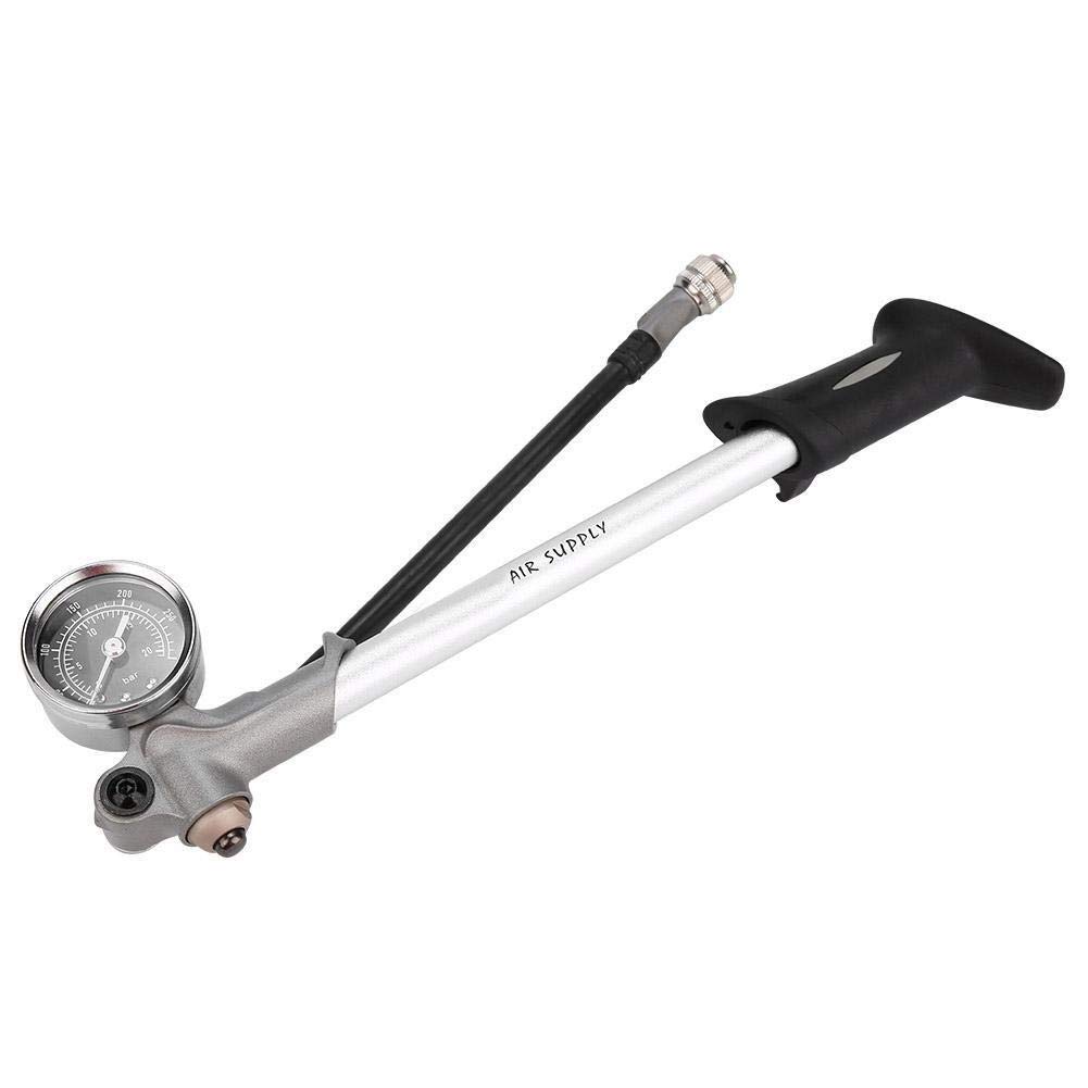 GIYO GS-02D Bomba de choque plegable con palanca y manómetro, ST1006