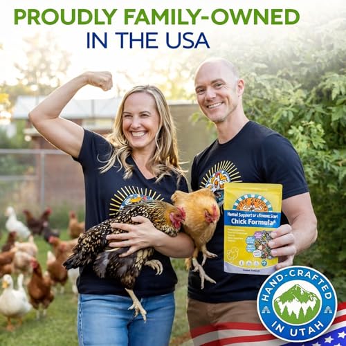 Image of Buff Clucks Chick Formula Herbal Supplement for Baby Chicks - All-Natural Botanical Blend for Daily Wellness, Feather Quality - Plant-Based Herbs for Coop Snacks - Calendula, Oregano, Lemon Balm, USA