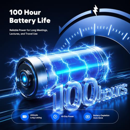 64GB(9800H) Magnetic Voice Activated Recorder with MP3/WAV & HD Recording - Image 3