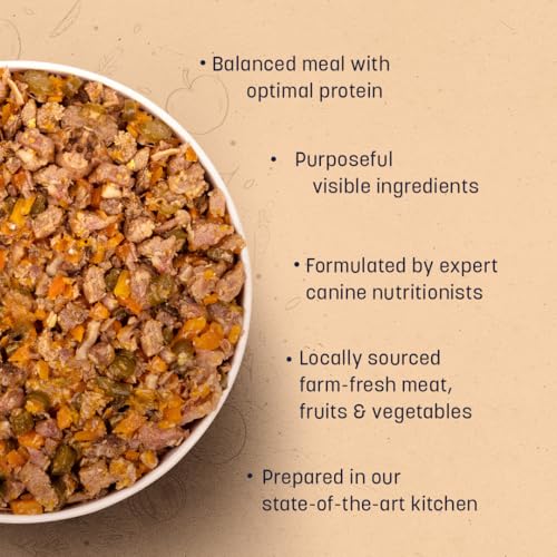 Image of Sara's Wholesome by HUFT Grain-Free Lamb & Apple Dog Wet Food - 300 gm (Pack of 14) | Value Pack | Human Grade Ingredients | Gluten Free | Balanced Nutrition for All Life Stages