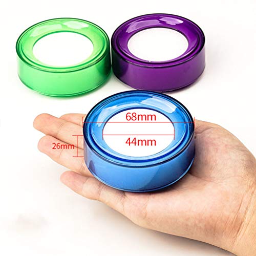 Nuobesty 6Pcs Finger Wet Sponge Sponge Cup Moistener Fingertip Moistener For Money Cashier Bank Counting Papers Dollar Bills Documents (Random Color) #TOP7