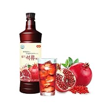 Korean Pomegranate, Schizandra, Plum Extract Syrup All Purpose Cooking Drinking Tea Sweet Healthy Paste Concentrate For Dipping Marinade Sweet Plum Japanese Apricot 970ml 32.80 oz Pomegranate Extract Syrup