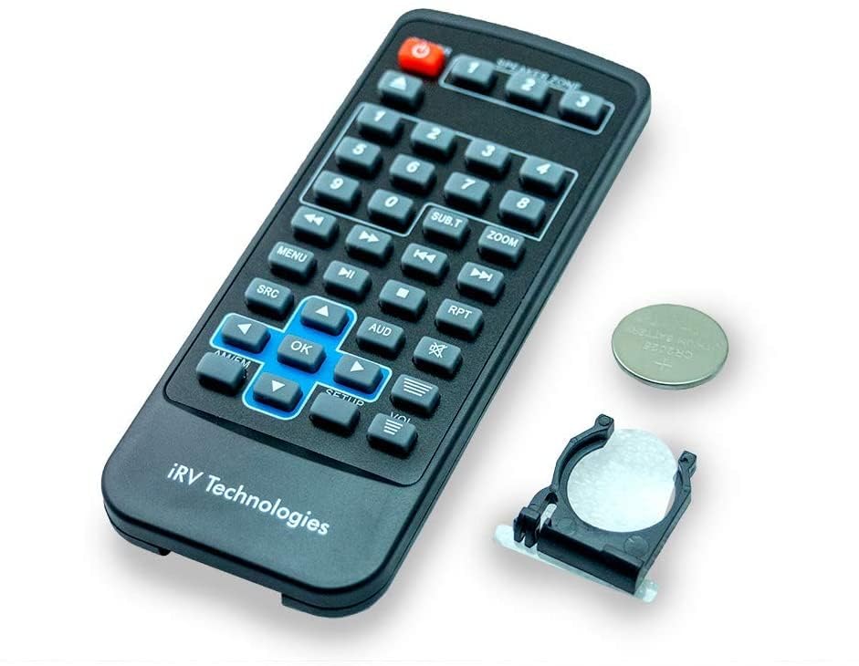 Replacement Wireless Remote Control for IRV Technology Car Stereo IRV32V2/IRV66/IRV33/IRV34/GT1.0 Three Zones Wall Mount Car Audio Receiver