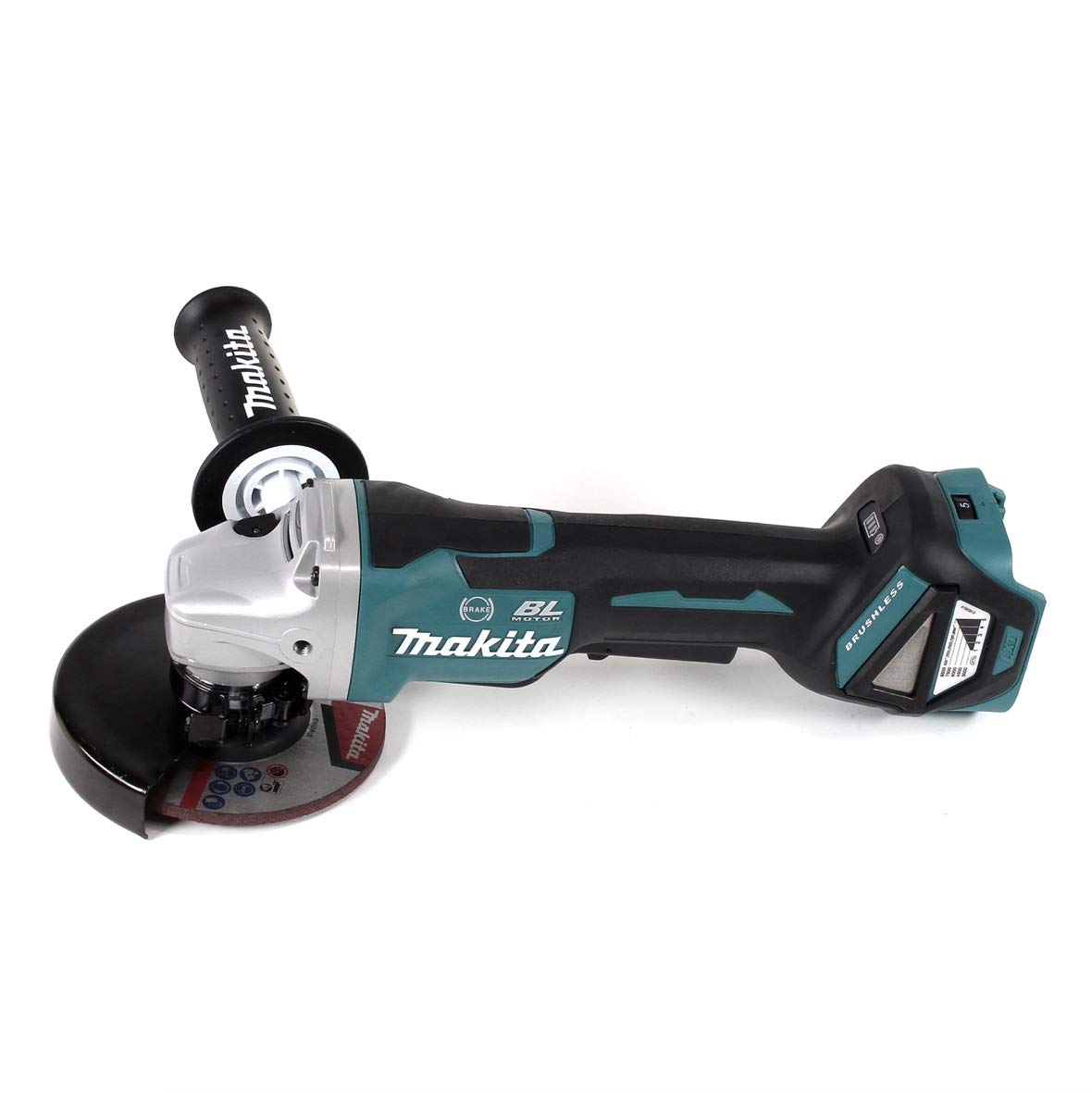 Makita DGA 517 RF1J akumulatorowa szlifierka kątowa 18 V 125 mm + 1 x akumulator 3,0 Ah + ładowarka + Makpac