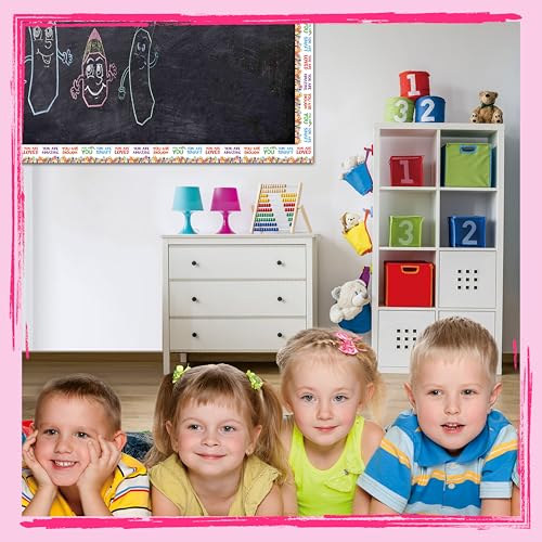 Image of 60 Feet Bulletin Board Borders, Encouraging Rolled Border Trim Back-to-School Bulletin Board Decoration, Walls, Desks, Windows, Doors, Chalkboards, Whiteboards Decors for School, Classroom & Offices