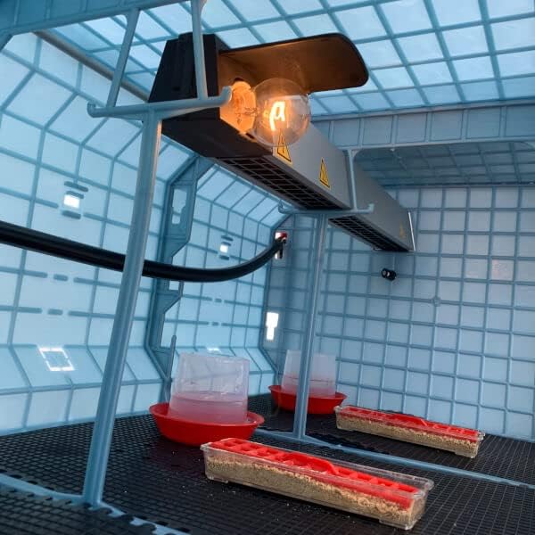 Miniatura 6 de Hatching Time Incubadoras de pollos de 15 pulgadas, apilables y opciones de 2 secciones, calefacción automática, bandeja fácil de limpiar, incluye