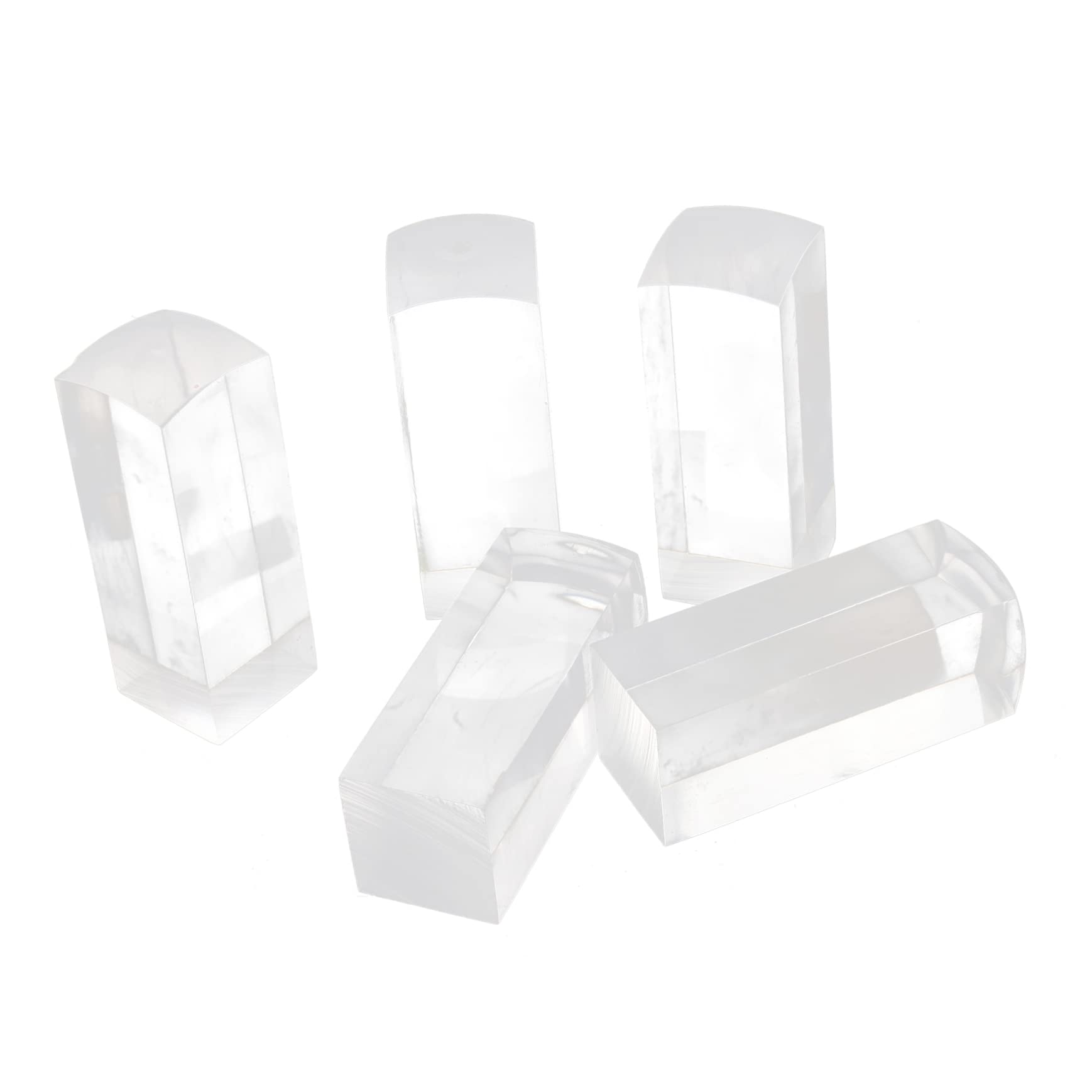 DOITOOL DIY Craft Stamps 5pcs Solid Cube Stamping Block for Envelopes Scrapbook Seal Nail Art