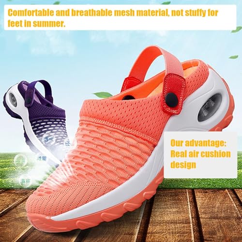 Orthopedic Shoes for Women Air Cushion Slip on Walking Sandals Stretch Slippers Shoes Orthopedic Shoes for Women Wide Width Arch Support4
