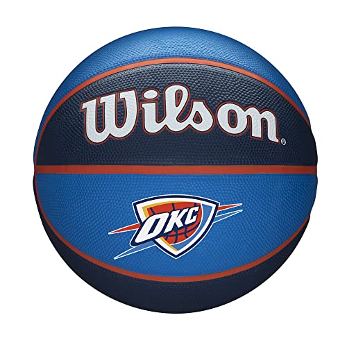 WILSON NBA Team Tribute Basketball - Size 7-29.5', Oklahoma City Thunder