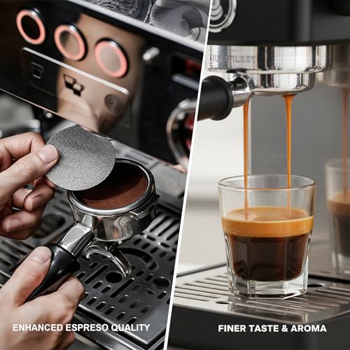 51mm Coffee Dosing Funnel - Magnetic Aluminium Espresso Dosing Ring for 51mm Portafilters, Essential Coffee Accessories for Baristas & Home Use - Image 4
