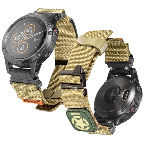 20mmK[~voh F?nix 8 AMOLED 43mm/F?nix 7S Pro/7S/6S/6S Solar/6S proȂǑΉ GtbNƃobWfUCiCK[~EHb`oh