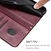PU Leather Flip Wallet Case for Honor X9C, Phone Cover with Wrist Strap, 3 Card Slots + Cash Pocket, Magnetic Closure, Anti-Drop Stand & Compatible with Wireless Charging(Wine red)