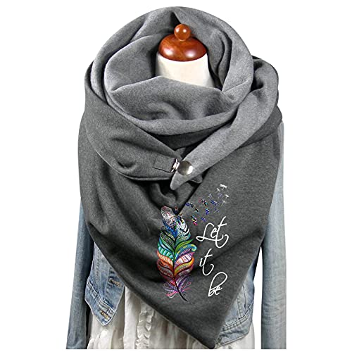 aLarm5 Grand Echarpe Femme Hiver Rose Echarpe Femme Soldes Echarpe Marque Femme Foulard Femme Retro Foulard Femme Fleuri Chauds d'automne d'hiver Imprimé L'Écharpe Confortable De Double Couche Cover