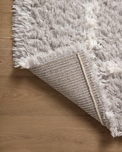 Image of Loloi Angela Rose Amira Silver /Ivory 2'-3 inch x 4'-0 inch Accent Rug