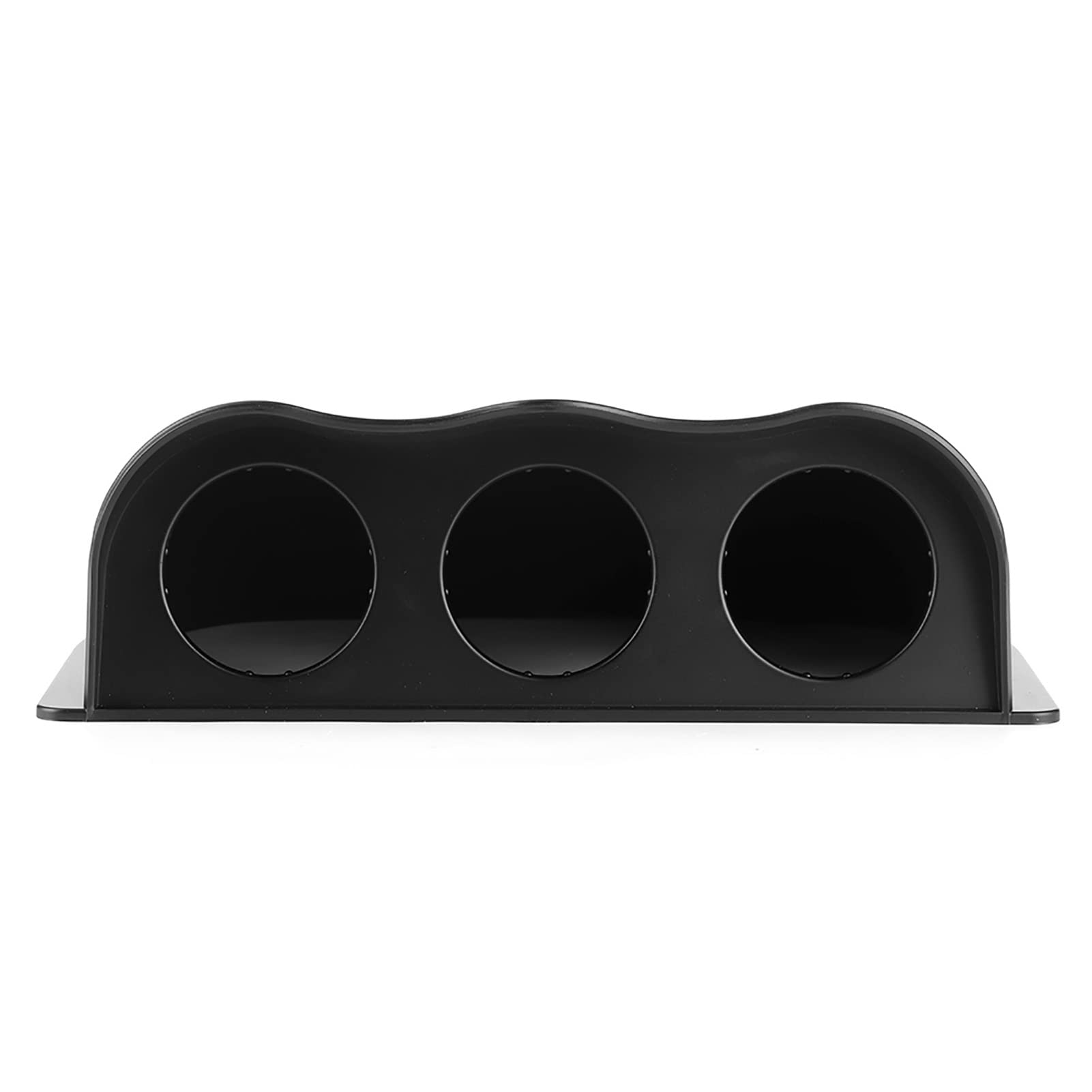 Pod Misuratore da cruscotto, Supporto per Misuratore per Automobile, Supporto per Bordo Triplo da 2 Pollici, 3 Fori Accessori Universali per Auto (Nero)