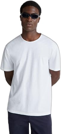 United Colors of Benetton Bisiklet Yaka Slub Tshirt T-Shirt Erkek