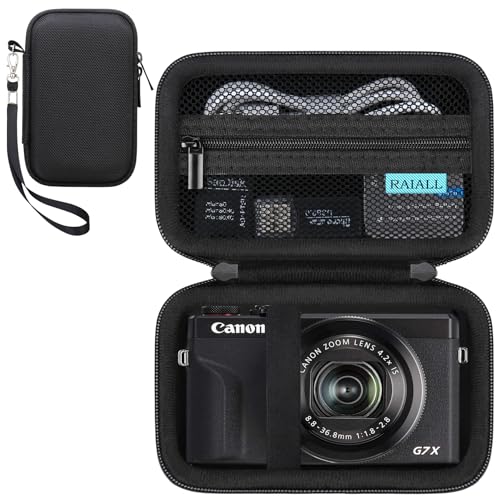 Funda rígida para cámara Canon PowerShot G7 X Mark III negra miniatura 1