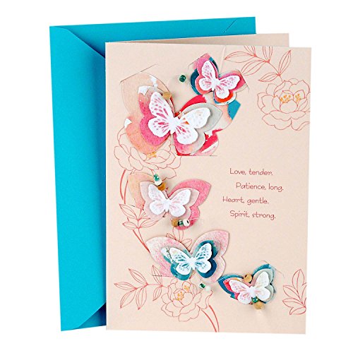 Hallmark Signature Mother s Day Card for Mom (Removable Butterfly Decoration)