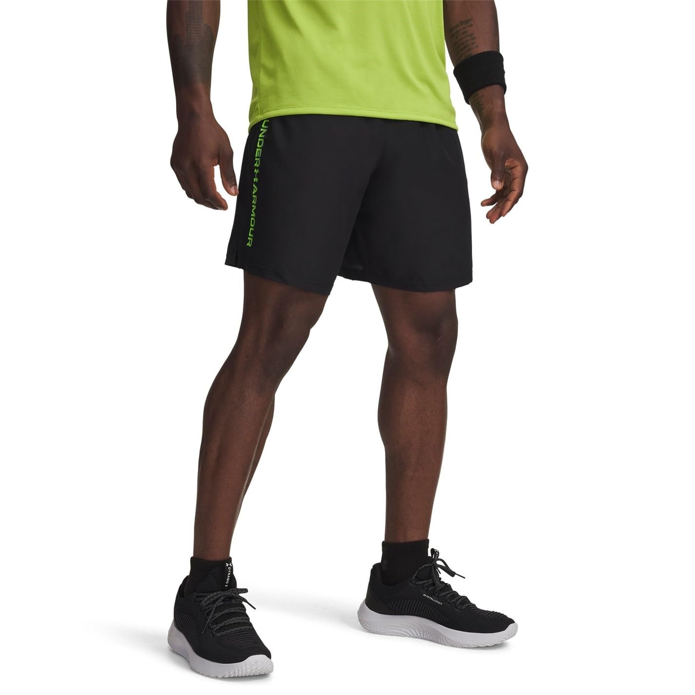 Under Armour Mens UA Tech Woven Wordmark Shorts Black M