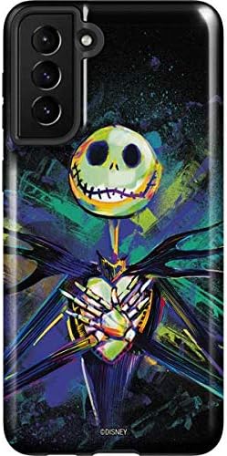 Skinit Pro Phone Case Compatible with Galaxy S21 Plus 5G - Officially Licensed Disney The Nightmare Before Christmas Jack and Sally Meant to Be Design