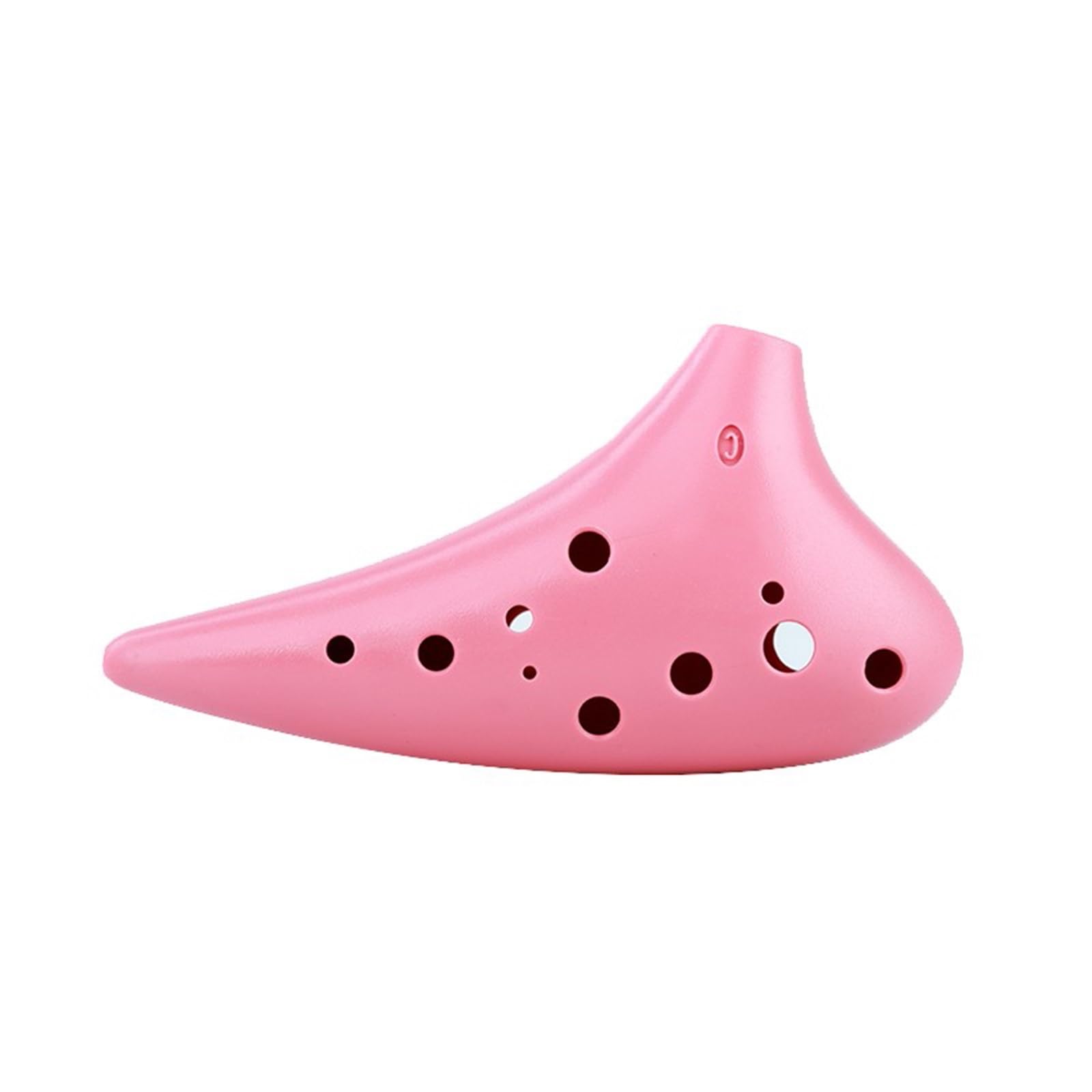 Ocarina Tasto Alto C Di Ocarina Rosa A 12 Fori (plastica) Ideale Per I Principianti