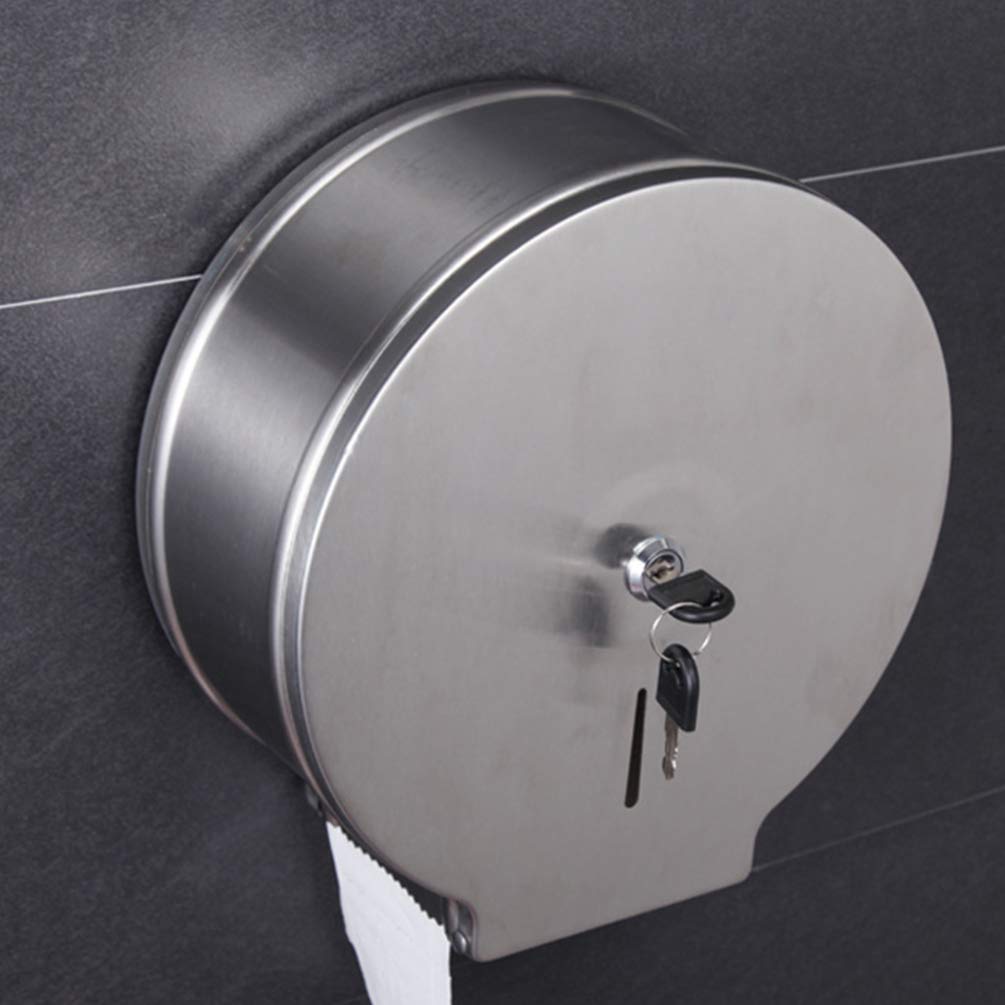 Alipis Spender Für Feuchttücher Jumbo Rollenspender - Jumbo- Gewebespender Jumbo Roll Badezimmer- Tissue- Halter Wandmontage Toilettenpapierpapierrolle Hochkapazit?t Tücherspender